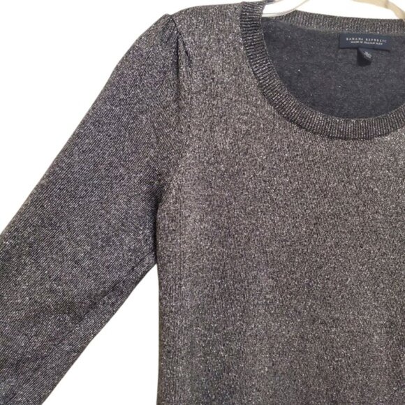 Banana Republic Dress Metallic Cashmere Wool Blend - Picture 9 of 15